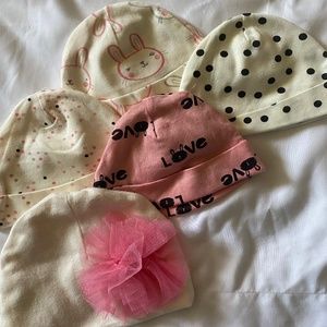 5 Newborn Baby Hats